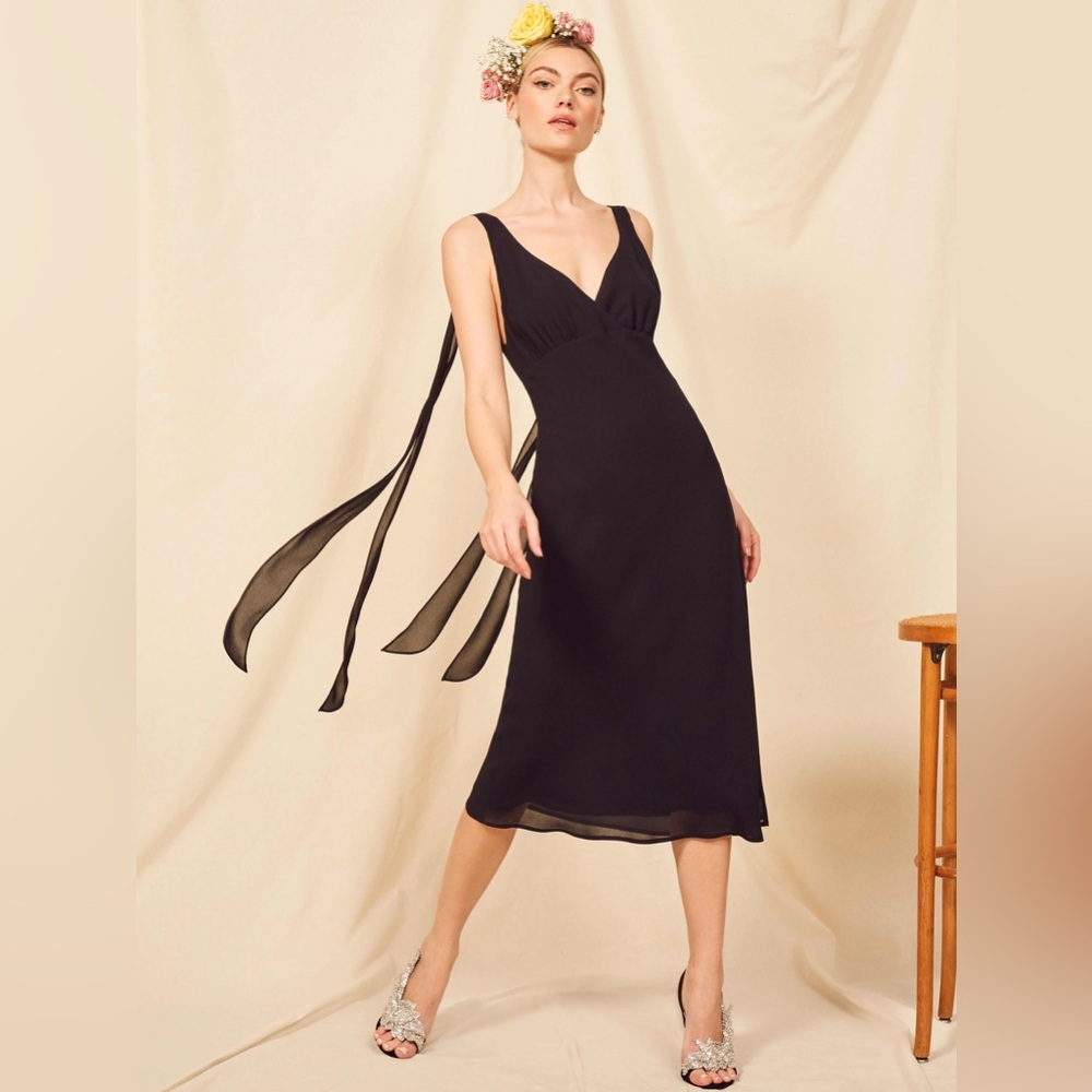 Reformation Venezia midi dress revolve aritzia Abercrombie Anthropologie